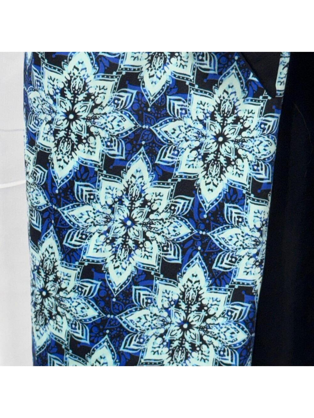 A Shore Fit! Women’s Blue Geometric Tankini Swim Top Size 18 - Picture 4 of 8
